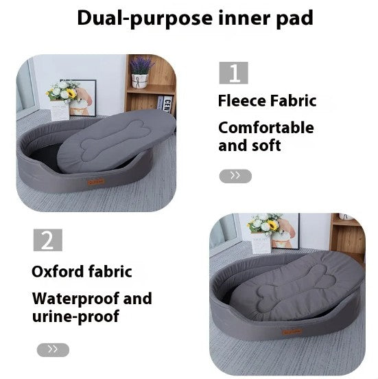 LuxePro Waterproof Dog Bed
