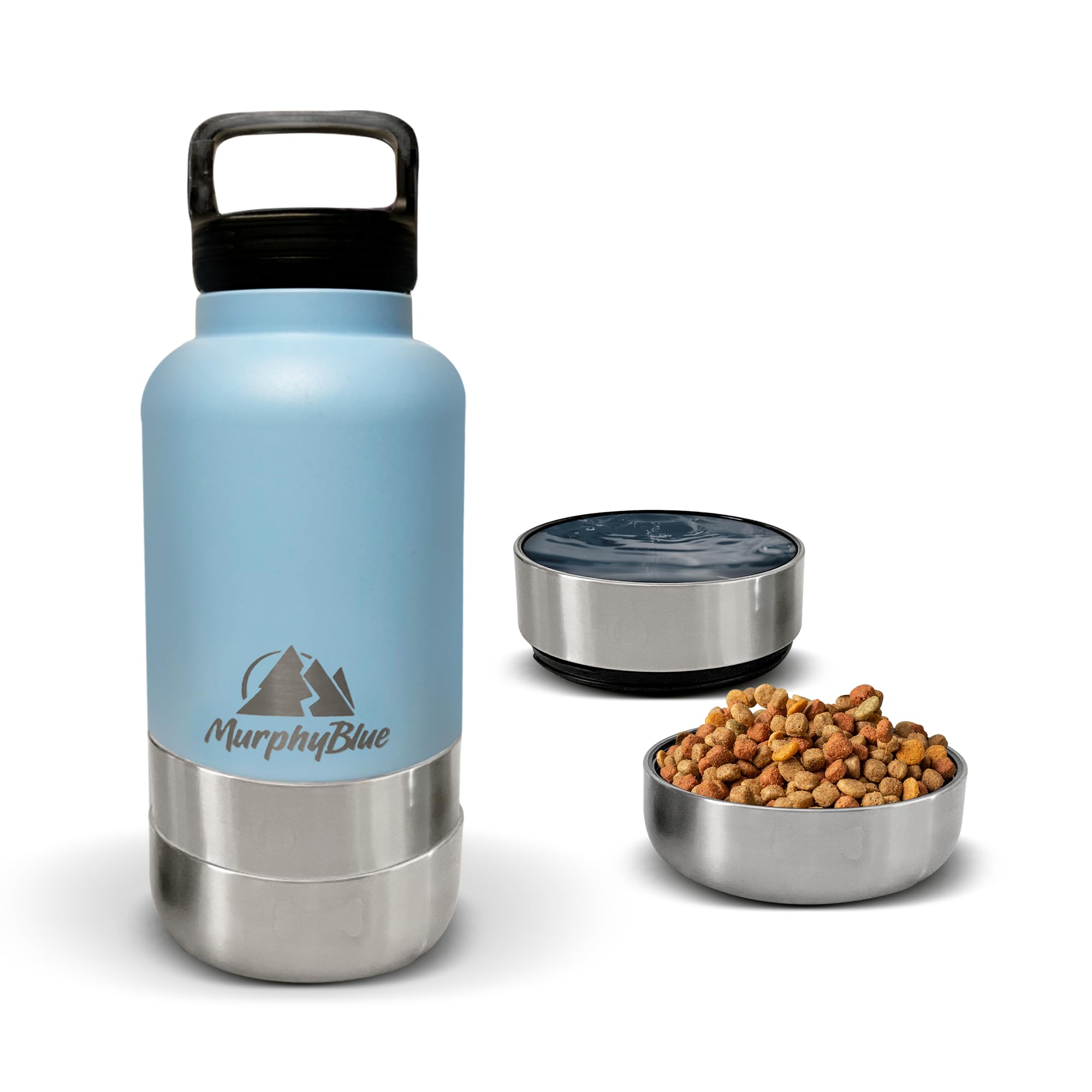 32 Oz. Dog Travel Water Bottle & Bowls