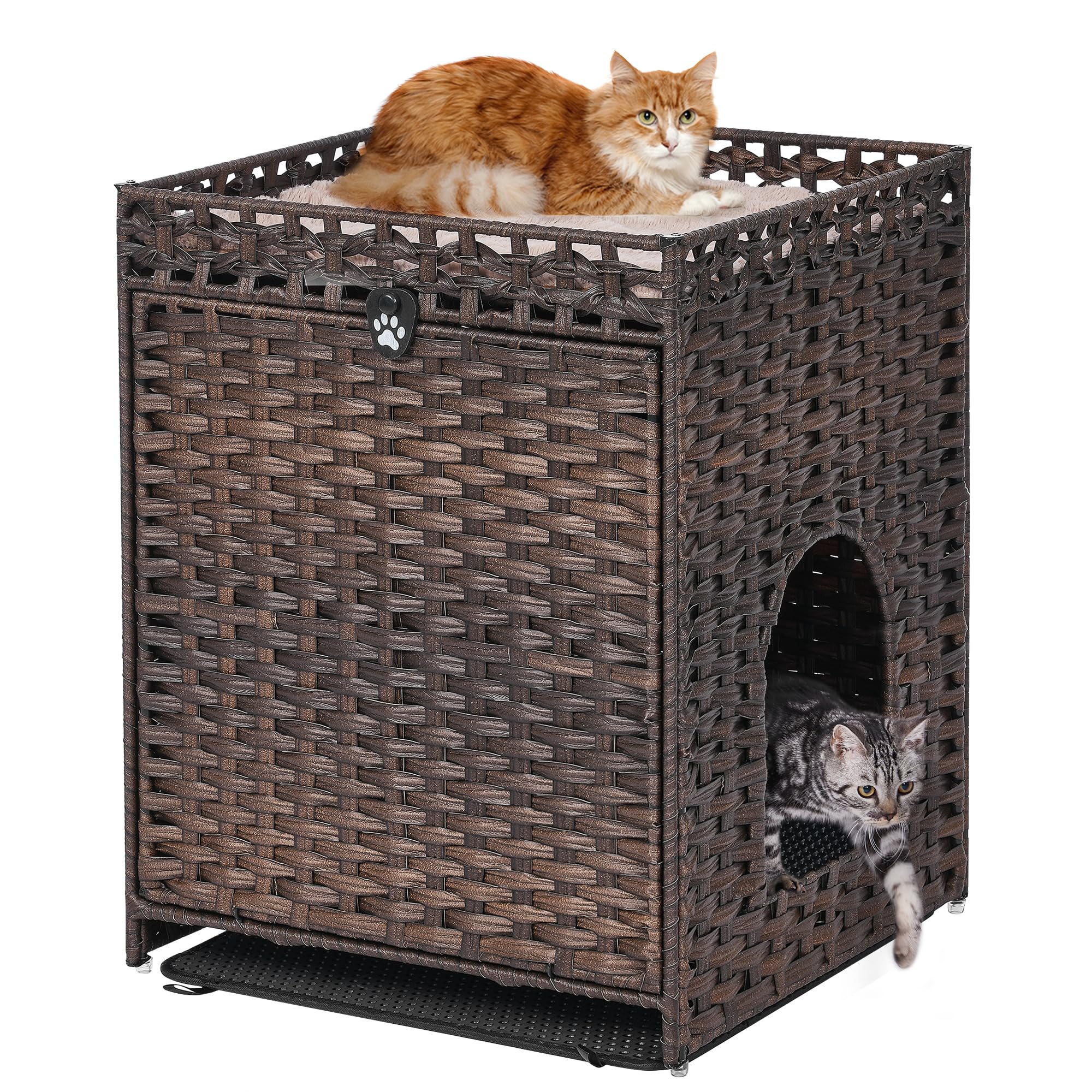 LuxePro Cat Enclosure & Litter Mat