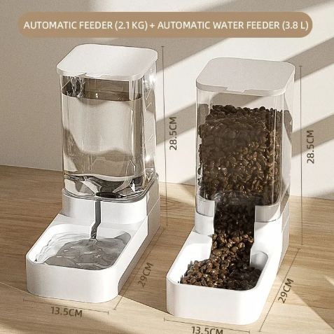 Luxe Paws Club Water & Food Dispenser