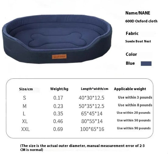 LuxePro Waterproof Dog Bed