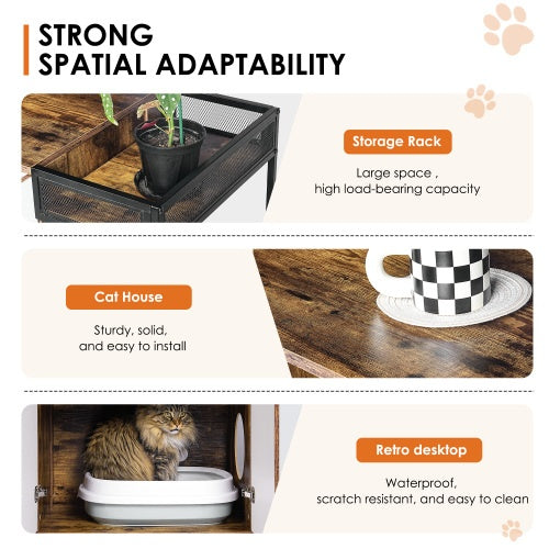LuxePro Cat Furniture Enclosure
