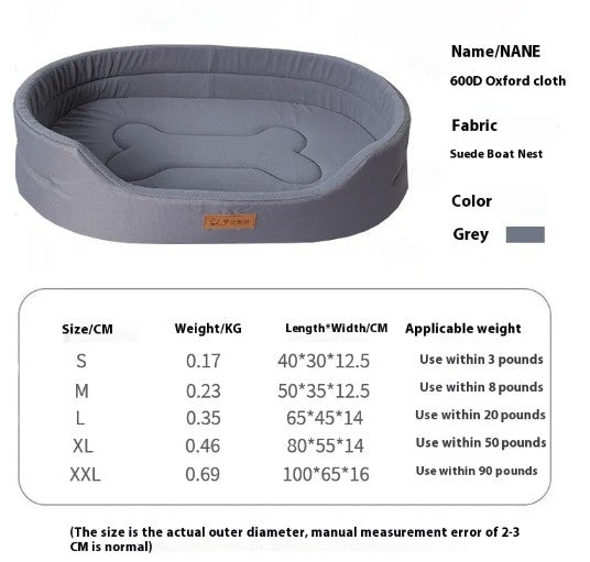 LuxePro Waterproof Dog Bed