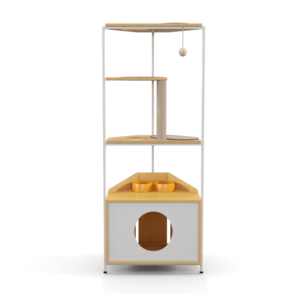 LuxePro Corner Cat Tower