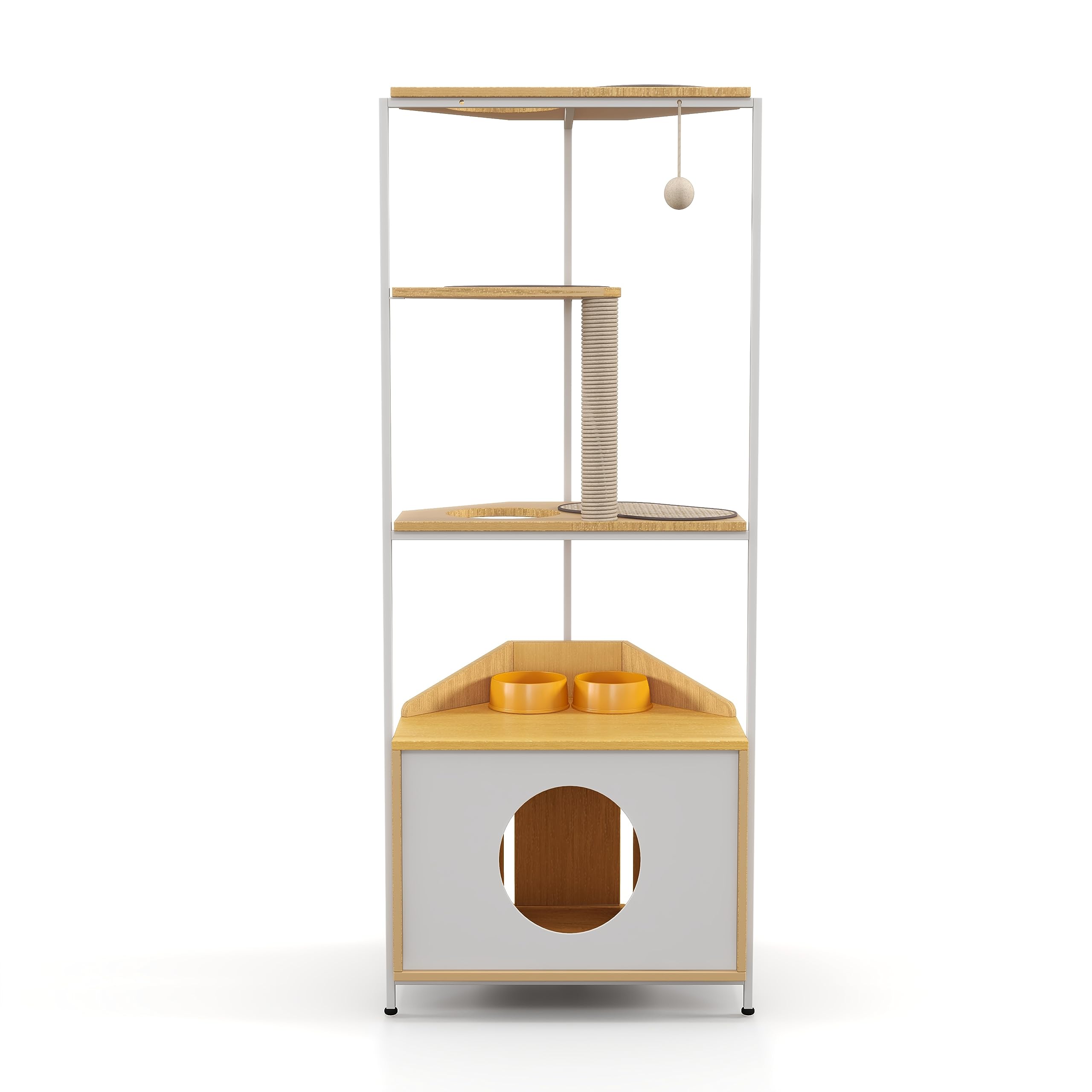 LuxePro Corner Cat Tower