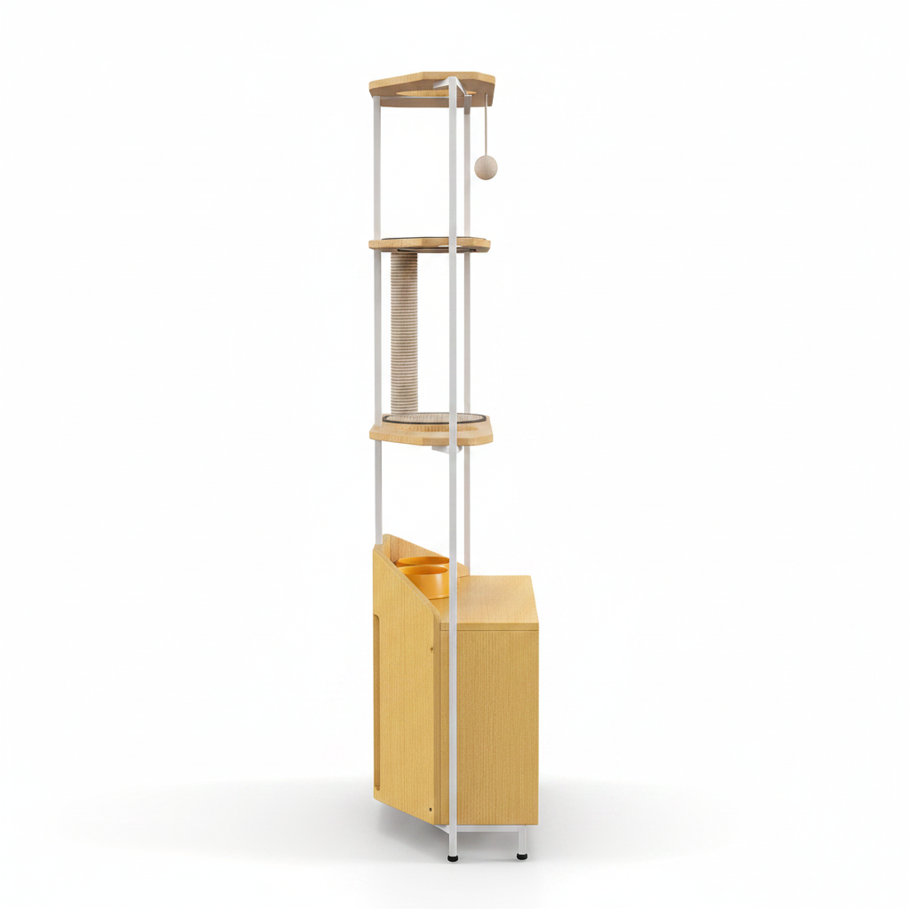 LuxePro Corner Cat Tower